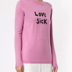 Bella Freud Intarsia Love Sick Sweater